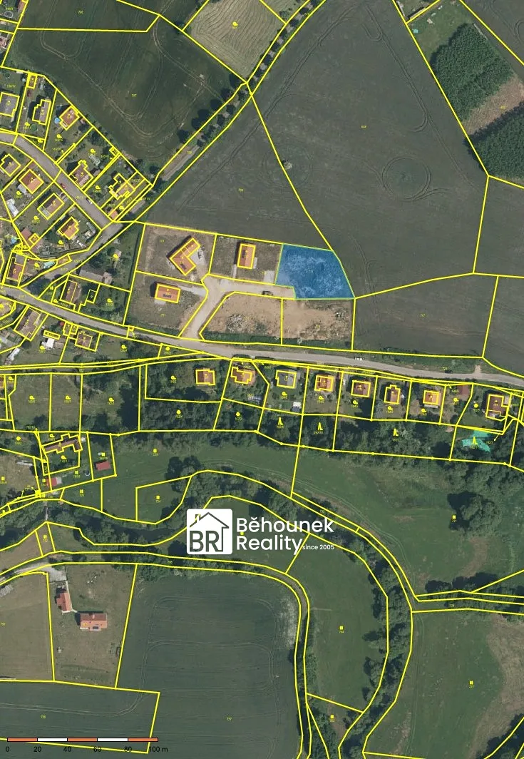 Prodej stavebního pozemku 1393 m²